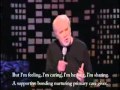 George Carlin Modern Man Captioned 