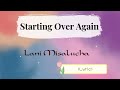 Starting Over Again - Lani Misalucha ( lyric)