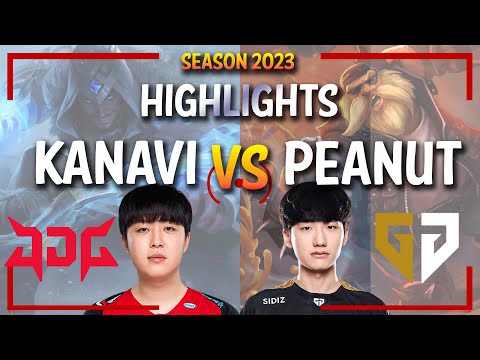 JDG Kanavi vs Gen Peanut - HIGHLIGHTS - Kanavi SYLAS vs Peanut GRAGAS
