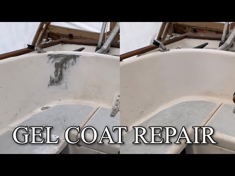 Contessa 26 Refit ep.33 - Gel Coat Repair