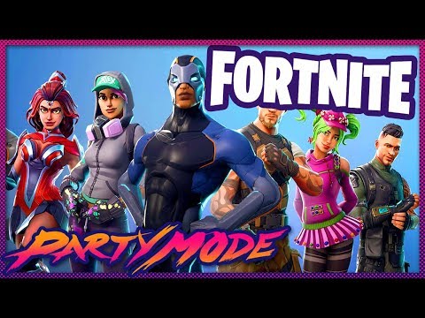 The Squad Learns to Work Together in Fortnite - Party Mode