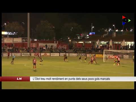 L’Olot treu molt rendiment en punts dels seus pocs gols marcats