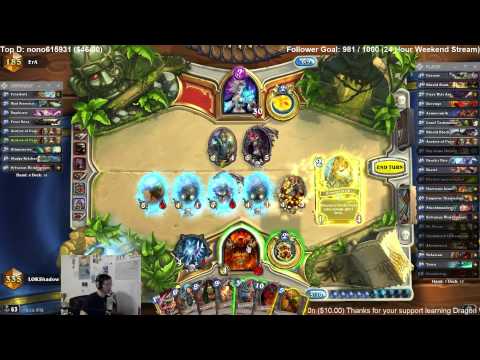 LOKShadow Dragon Control Warrior vs ErA Control Mage (Part 1)