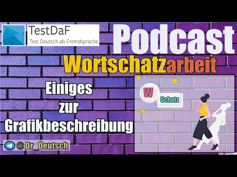 Podcast TestDaF. Wortschatzarbeit. Einiges zur Grafikbeschreibung