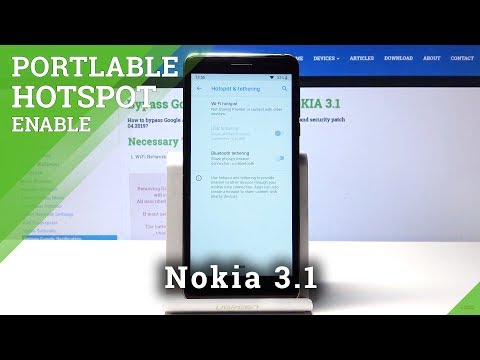 How to Enable Portable Hotspot in Nokia 3.1 - Create Mobile Hotspot
