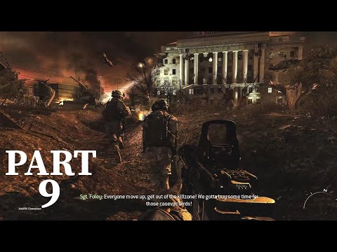 CALL OF DUTY MODERN WARFARE 2 Walkthrough Gameplay Part 9 - THE BATTLE OF WASHINGTON (FULL GAME)