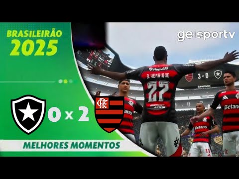 FLAMENGO 2 X 0 BOTAFOGO | MELHORES MOMENTOS | BRASILEIRÃO 2026 | ge.globo