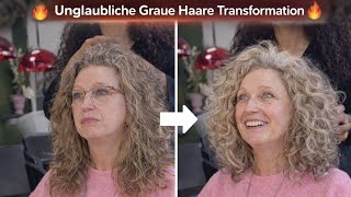 Locken Hair und Silber grau , ein Traum ❤️Sie ist gesegnet mit ihren haare oder?Wunderschönen❤️
