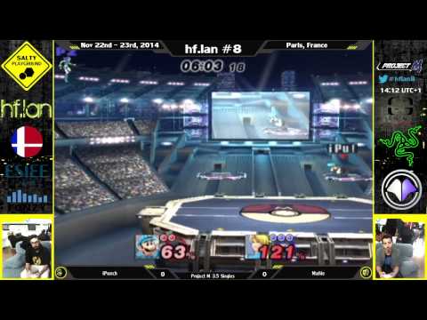 hf.lan 8 - iPunch (Luigi) Vs. Mahie (ZSS) - Project M Singles Bracket R1