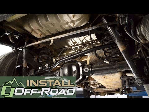 Jeep Wrangler JK TeraFlex Adjustable Track Bar Forged Rear 0"-6" Lift 2007-2018 Installation