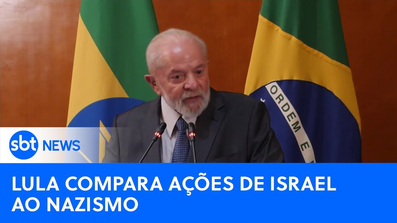 Lula faz declarações polêmicas sobre a guerra entre Israel e Hamas|#SBTNewsnaTV(19/02/24)