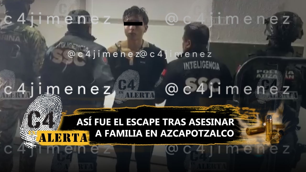 ¡Salieron tranquilos! Así huyeron los hermanos que asesinaron a una familia en Azcapotzalco