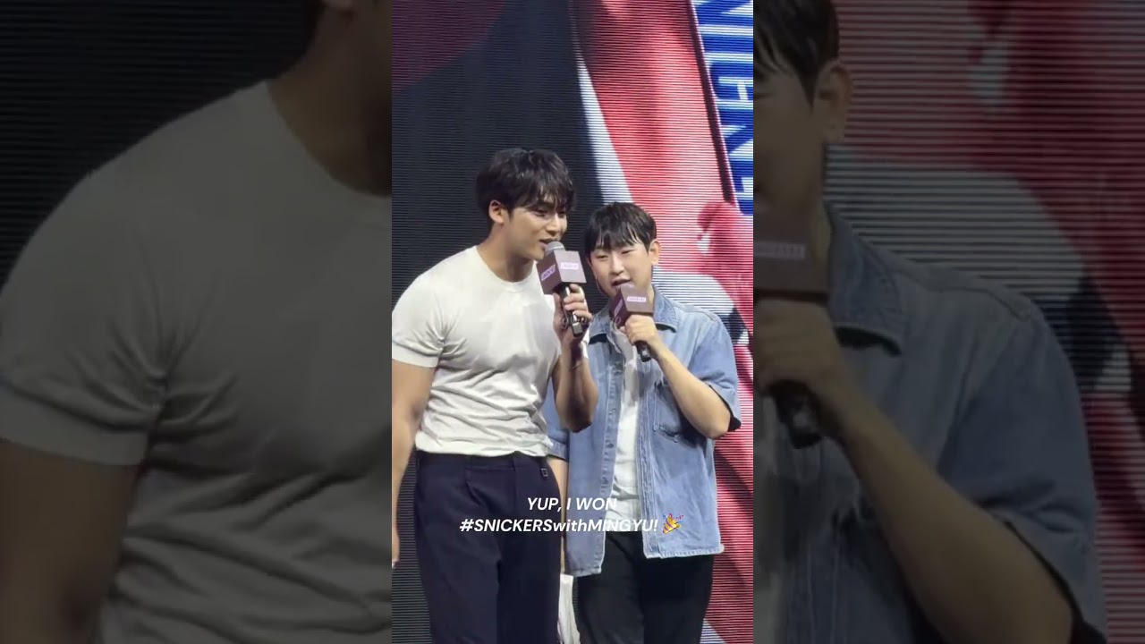 YUP, I WON #SNICKERSwithMINGYU! 🎉 #mingyu #svt #carat