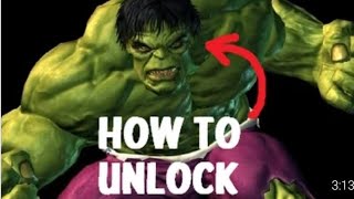 Unlock All Character & Powers The Incredible Hulk 2 (2008)