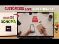 macOS Sonoma: Set Own Customize Live Screensaver! [Video Wallpaper on M2]