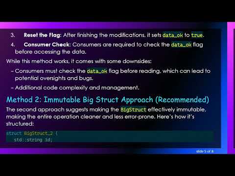 A Better Way to Handle Big Plain Structs in C+ +  Concurrency