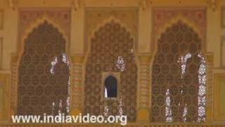 Decorative works of Amber fort at Jaipur 
