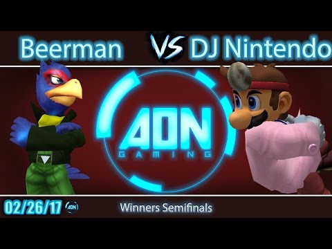 Super AON 2 : Beerman vs. DJ Nintendo - SSBM Winners Semifinals