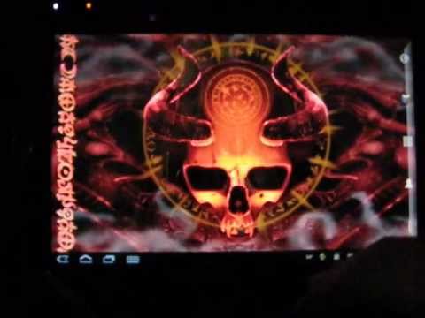 Mystical Skull Live Wallpaper Video