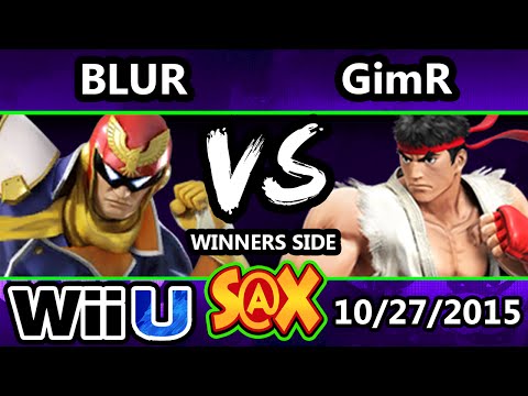 S@X 121 - VGBC | GimR (Ryu) Vs. Blur (Fox, Captain Falcon) SSB4 Tournament - Smash Wii U - Smash 4