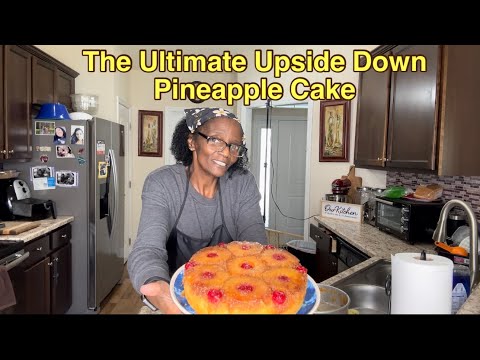 The Ultimate Upside Down Pineapple Cake | Box Cake Mix Hack | @cookingsemi-homemadewithjoyce