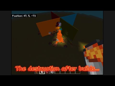 PikaIsa - The Destruction After The Builds | Building Challenge | Minecraft | 👉🏼NON-Clean Version👈🏼