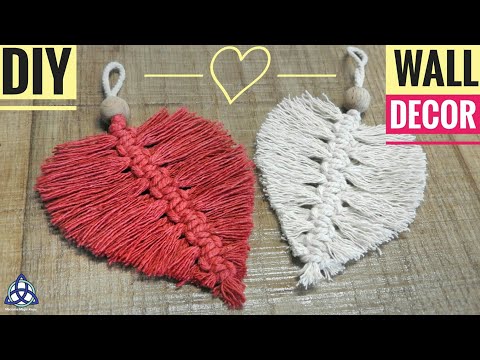 3D Macrame Heart Tutorial LOVEly Gift Idea