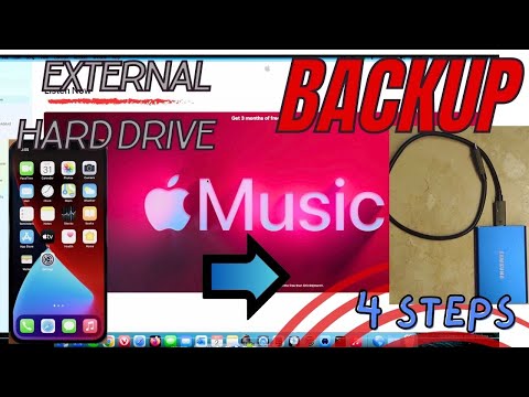 How To Backup iPhone to External Hard Drive | Mac | EASY 4 Steps | Apple iPad 2024