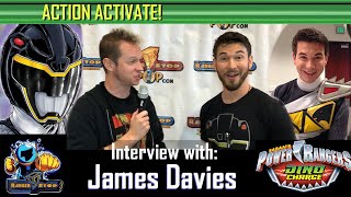 Dino Charge Black Ranger, James Davies at Rangerstop talking Beast Morphers, Ninja Steel, and more! video