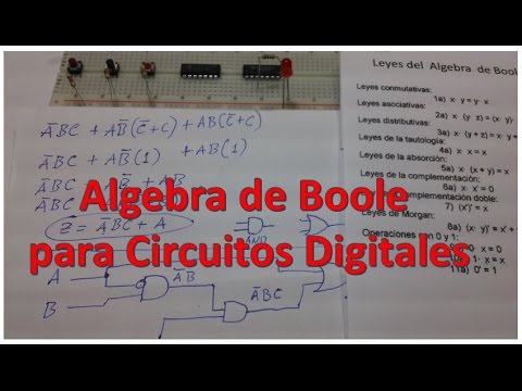 ✅ Boolean Algebra to Simplify Logic Circuits (Boole and Morgan's Laws)