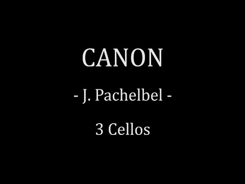 J.PACHELBEL: CANON - 3 CELLOS, LemanCellos-Events