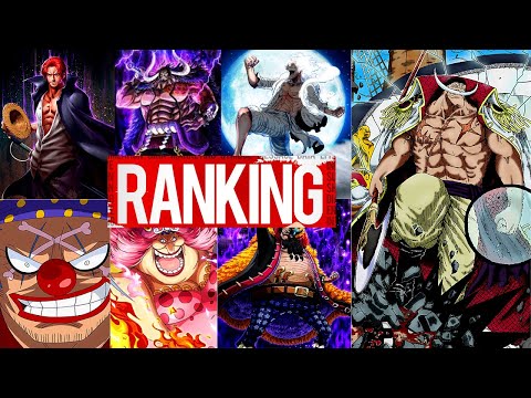 Ranking Every Yonko In One Piece!