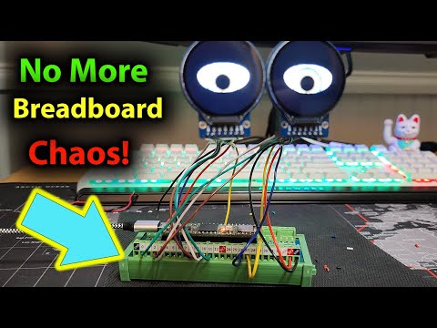 Teensy 4.1 Terminal Block Breakout Board + Custom 7-Pin TFT Cable Build