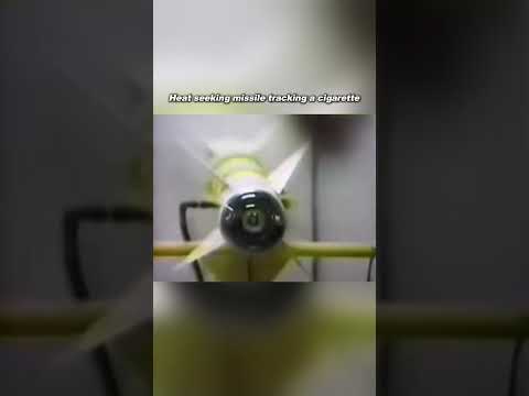 Heat Seeking Missile Tracking a Cigarette