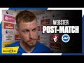 Webster: We're In A Tough Period | Bournemouth 3 Brighton 0