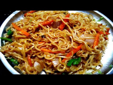 5 Minute Noodles Manchurian || Quick Fast Noodles Recipe for vegetarian