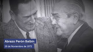 46 años del abrazo Perón Balbín