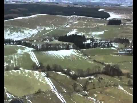 Flying off Skiddaw January 2010