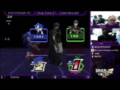 DZ2: Karma (Sonic) vs TAH (Marth) - Losers R4