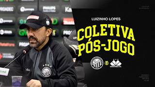 Entrevista | Pós-jogo Operário x Criciúma - 10ª rodada Brasileiro Série B - Luizinho Lopes