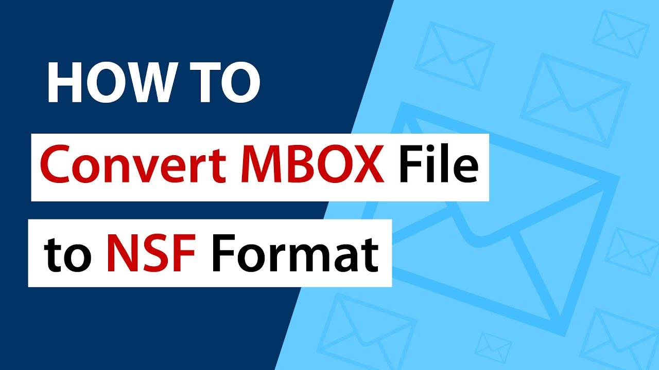 How to Convert MBOX to NSF Format Including Emails & Attachments ?