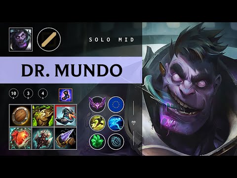 Dr. Mundo Mid vs Orianna - EUW Master Patch 26.02