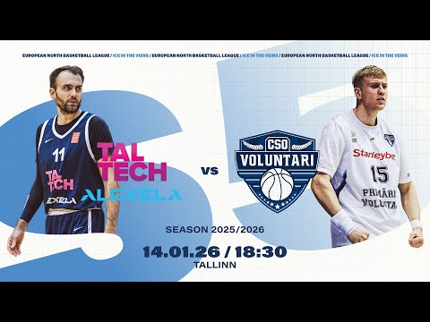 TalTech/ALEXELA v CSO VOLUNTARI |  Jan 14, 2026, 6:30 PM | ENBLeague 2025/26