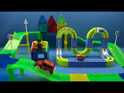 11Min Satisfying Unboxing: Maglev Anti-Gravity Electric Train&Magnetic Blocks ASMR|No Talking Review