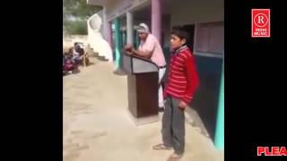 गरीब हरयाणवी बालक के गाने को सुनकर रो पड़ोगे । haryanvi poem by Poor school boy