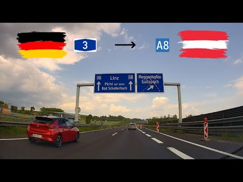 Germany - Austria: passau - wels (autobahnn A3 - A8)