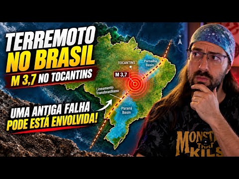 TERREMOTO M3,7 NO TOCANTINS: uma antiga falha pode estar envolvida!