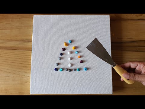 Daily Challenge #18/04/2020 / Bridge / Abstract Painting Demo / Beautiful and Relaxing