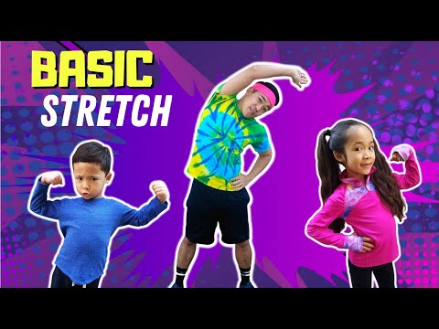 💪 STRETCHING Exercises for KIDS | Funny Home Workout