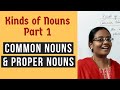 Kinds Of Nouns Part 1 Common Nouns And Proper Nouns Parts Of Speech English With Vennila